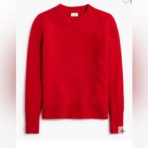 J. Crew Red Crew Neck Sweater